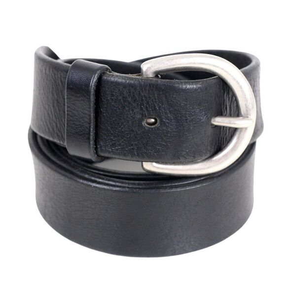 Old Navy BLACK GENUINE LEATHER 1 1/4"Wd CASUAL DRESS MEN'S BELT Sz 38 (X 70 - Picture 2 of 12